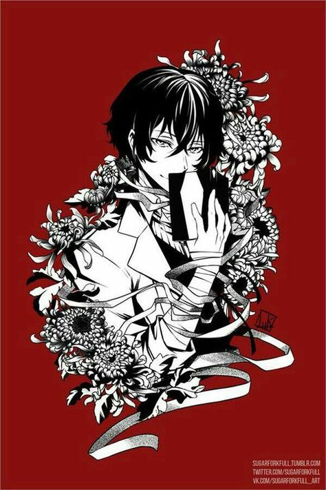 Bungou Stray Dogs Wallpaper, Dazai Bungou Stray Dogs, Dog Wallpaper, Dazai Osamu, Bongou Stray Dogs, Dog Tattoos, Stray Dogs Anime, Anime Tattoos, Boy Art