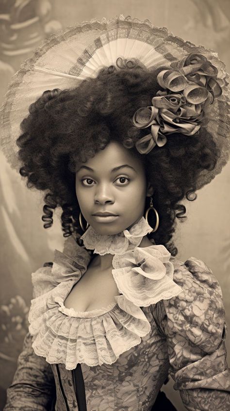 Southern Belle Hair, 1800s Hairstyles, 1800s Portraits, African Head Dress, Edwardian Hairstyles, Black Literature, Victorian Hairstyles, Grandma Fashion, Vintage Black Glamour