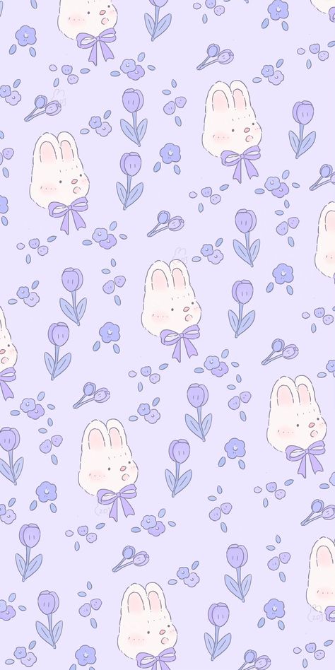 Tartan Wallpaper, Light Purple Wallpaper, Purple Flowers Wallpaper, Bunny Wallpaper, Black Phone Wallpaper, Wallpaper Pastel, Soft Wallpaper, Apple Wallpaper Iphone, Wallpaper Pictures