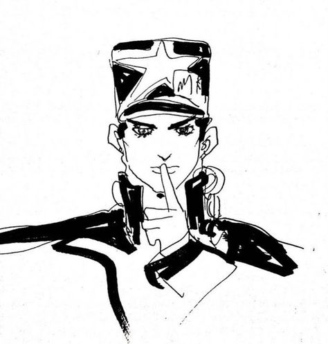 Jjba Sketches Araki, Araki Sketches, Jojo Doodles, Araki Doodles, Araki Hirohiko, Hirohiko Araki, Jojo Art, Green Dolphin, Stone Ocean