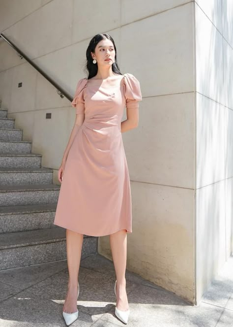 Elegant Sunday Dress, Sunday Dress Mizo Tleirawl, Sunday Dress Mizo Simple, Convocation Dress Graduation Indian, Outfit Gereja, Convocation Dress Graduation, Sunday Dress Mizo, Brunch Tops, Convocation Dress