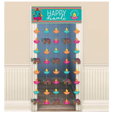 Diwali Classroom Door Decoration, Happy Diwali Banner, Diwali Banner, Diwali Crafts, Puja Decor, Handy Craft, Diwali Design, God Ganesh, Diwali Festival Of Lights