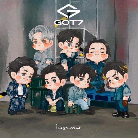 Got7 Fanart, Got7 Wallpaper, Youngjae Got7, Got7 Jinyoung, Yugyeom Got7, Jay B, Got 7, Art Display, Nct 127