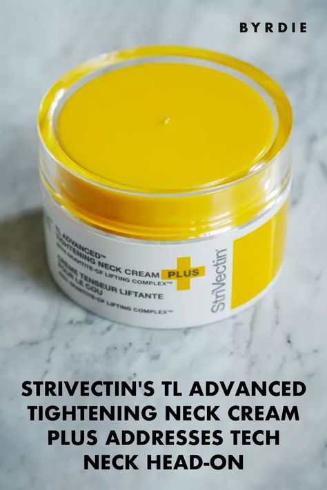 StriVectin's TL Advanced Tightening Neck Cream Best Neck Cream, Normal Skin Care Routine, Trending Skincare, Tech Neck, Crepey Skin, Neck Cream, Best Moisturizer, Moisturizer For Dry Skin, Sagging Skin