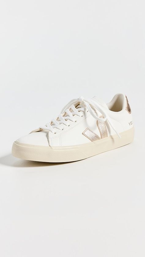 Veja Campo Sneakers | Shopbop Veja Campo Sneakers, Zapatillas Veja, Golden Shoes, Veja Shoes, Chic Sneakers, Uni Outfits, London Flat, Veja Sneakers, Fit Inspo