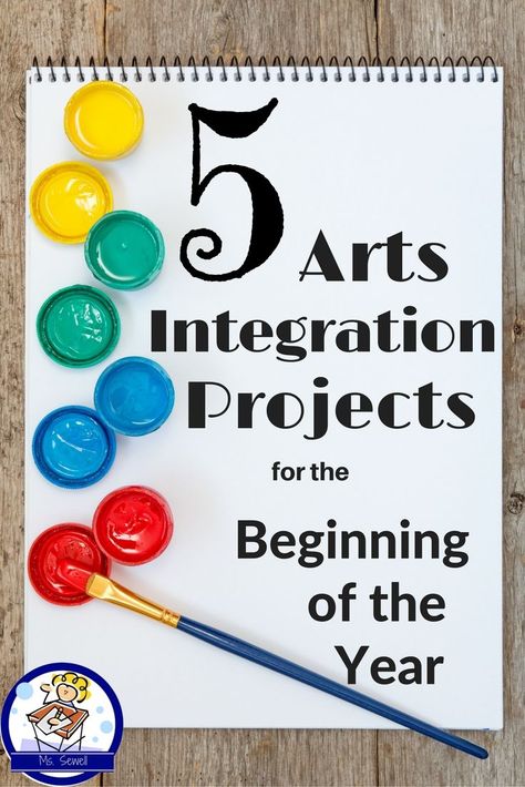 Find five inspiring, easy-to-implement, arts integrated lessons to help kick off the beginning of the year!  Find visual arts, music, and drama activities that connect to reading, writing and content. Academic Challenges, Activities In English, Art Integration Lessons, Teacher Portfolio, Visual Art Lessons, Drama Activities, Diy Fountain, Visual And Performing Arts, Arts Integration