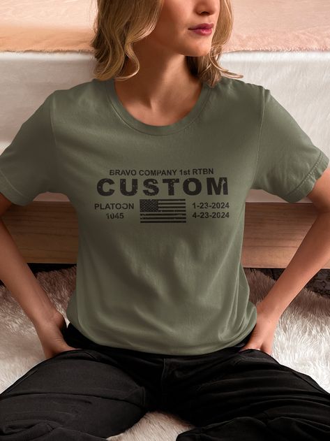 Custom Bootcamp Graduation tshirts Matching Military Family Day Shirts Personalized Military Graduation T-shirts Military Mom Gift Tee Bravo Company, Military Logo, Military Mom, Graduation Shirt, Family Shirts Matching, Graduation Shirts, Military Family, Graduation Outfit, Family Day