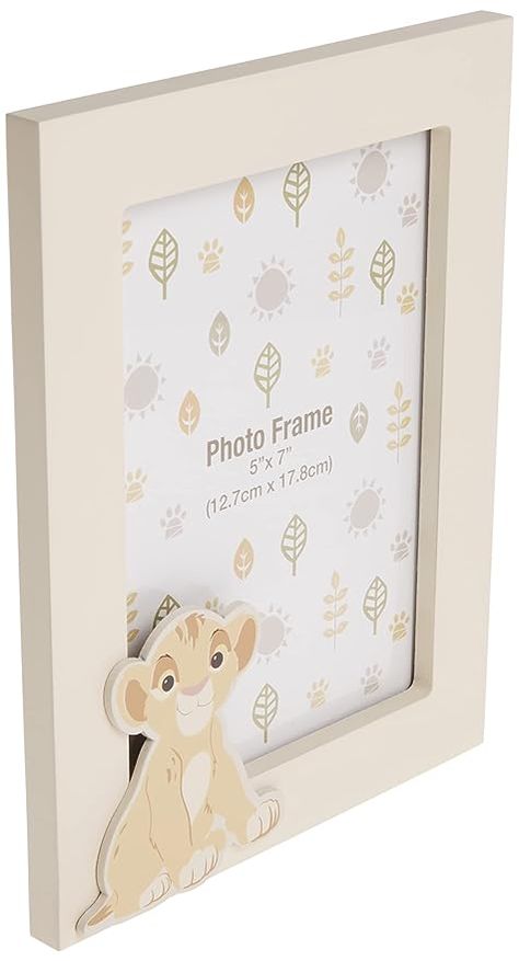 Amazon.com : Disney Lion King Picture Frame with Character , 5x7 Inch (Pack of 1) : Baby Lion King Photo, Lion King Photos, Lion King Nursery, Nursery Picture Frames, King Picture, Lion King Baby, Lion King Pictures, Nursery Pictures, Disney Nursery