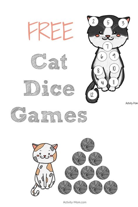 Cat Bingo Free Printable, Cat Party Games For Kids, Cat Games, Cat Party Games, Cat Games For Kids, Animal Learning Activities, Free Printable Bingo Cards, Cat Themed Parties, Free Bingo Cards