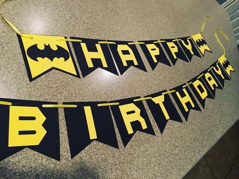 @sas_creations_ on Instagram: “Excited to share the latest addition to my #etsy shop: Batman party decor, batman happy Birthday banner, batman sign, super hero party,…” Batman Happy Birthday, Batman Decorations, Batman Sign, Charlie Brown Party, Batman Decor, Super Hero Party, Batman Theme, Grandson Birthday, Batman Party