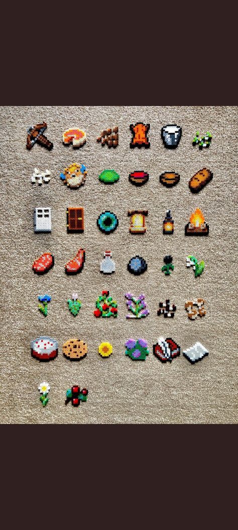 Diy Perler Beads Minecraft, Peeler Bead Ideas Minecraft, Fuse Bead Minecraft, Metal Perler Beads, Iron On Beads Pattern, Perler Bead Diys, Minecraft Bead Art, Hammerbeads Designs, Fusible Beads Ideas