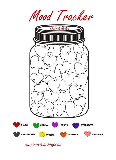 Jars Of Mood, How I See Myself Jar Template, Mood Tracker Template Printable, Mood Jar, Jar Mood, Jar Of Template, Jars Of Happiness, Cute Mood Tracker, Jar Of Happiness