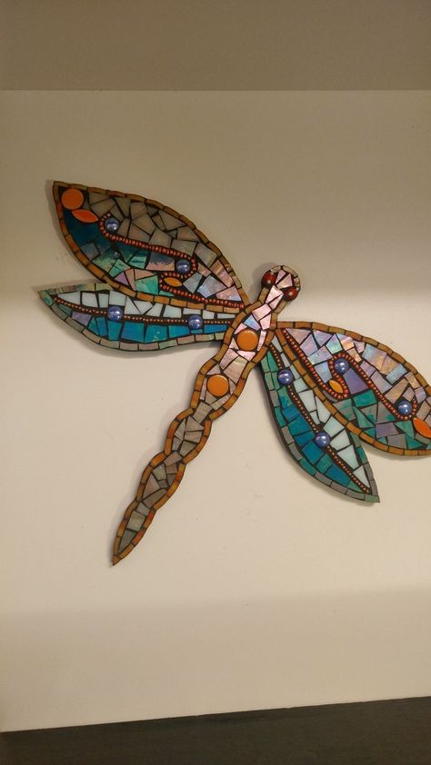 Dragon Fly Mosaic, Mosaic Dragonflies, Mosaic Dragonfly, Mosaic Workshop, Dragonfly Mosaic, Klamath Falls Oregon, Dragonfly Stained Glass, Dragonfly Wall Art, Klamath Falls