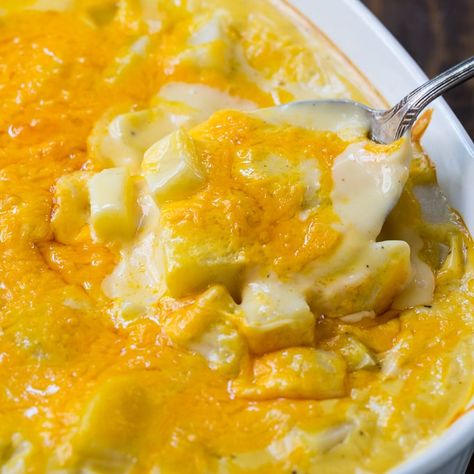 Cheesy Potatoes Cheesy Velveeta Potatoes, Velveeta Cheese Potatoes, Scalloped Potatoes With Velveeta Cheese, Cheesy Potatoes With Velveeta Cheese, Velveeta Potatoes, Potatoes With Cheese Sauce, Velveeta Cheese Sauce, Recipes With Velveeta Cheese, Russet Potato Recipes