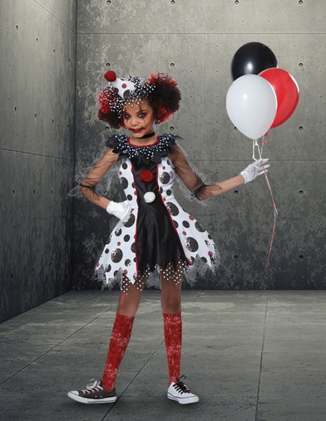 Homemade Scary Halloween Costumes, Halloween Costumes For Girls 8-10, Halloween Costumes For 10 Year Girl, Creepy Doll Halloween Costume, Halloween Costume Ideas 2022, Costume Ideas 2022, Scary Kids Costumes, Clown Ideas, Stick Figure Costume