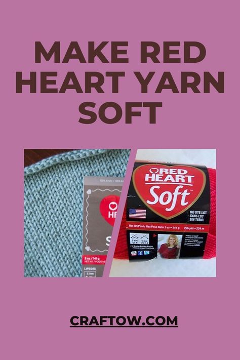 Make Red Heart Yarn Soft How To Make Red, Fabric Refresher, Fabric Steamer, Soft Baby Blankets, Red Heart Yarn, Ideas Creative, Crafts Ideas, How To Take, Red Heart