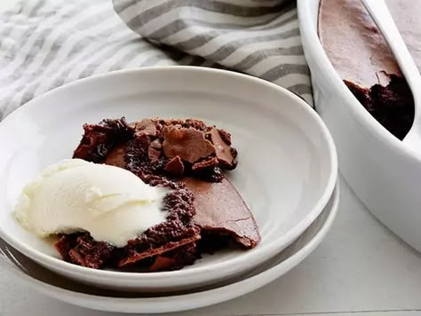 Get Brownie Pudding Recipe from Food Network Cookout Desserts, Brownie Pudding, Ina Garten Recipes, Sticky Toffee Pudding, Pudding Recipe, Pudding Recipes, Chocolate Brownies, Decadent Desserts, Brownie Recipes