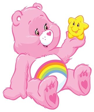 Care Bears Star, Cheer Bear, Bear Png, Care Bears, Very Happy, Transparent Png, Png Image, Bears