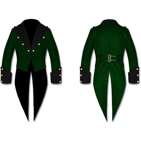 Mens WEDDING Tailcoat Steampunk Gothic Victorian GREEN Swallowtail... ($63) ❤ liked on Polyvore featuring men's fashion, men's clothing, men's outerwear, men's coats, mens green sport coat, mens gothic coats, mens coats and mens victorian coat Wedding Tailcoat, Christmas Steampunk, Green Sport Coat, Tuxedo Design, Mardi Grad, Victorian Green, Victorian Coat, Gothic Coat, Steampunk Christmas