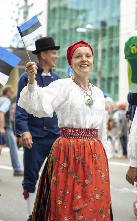 Estonian people in traditional clothing walking the streets of Tallinn stock pho , #spon, #traditional, #clothing, #Estonian, #people, #walking #ad Estonian Clothing, People Walking, Tallinn Estonia, Walking Street, Tallinn, Folk Costume, Traditional Clothing, Eastern Europe, Estonia