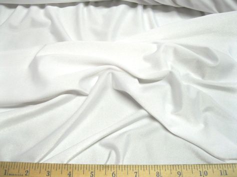 Discount Fabric Lycra /Spandex 4 way stretch White Matt Finish LY710 Glitz Dress, Discount Fabric, Crafts Sewing, Fabric Shop, Sewing Stores, Fabric Samples, White Fabrics, Sewing Fabric, Clothing Patterns