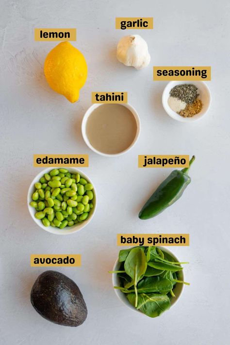 Edamame Guacamole, Avocado Substitute, How To Make Edamame, Edamame Benefits, Crispy Edamame, Lentil Dip, Roasted Edamame, Lemon Seasoning, Edamame Recipes