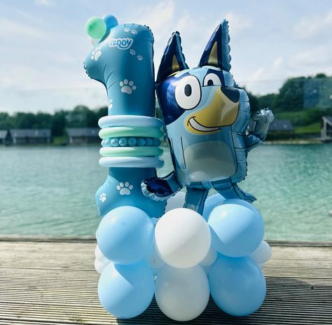 Are you a Bluey fan? #balloongarland #balloonarch #organicballoons #balloontutorial #balloonnumberstack #balloonnumbers #1stbirthdayballoons #blueyballoon #blueyparty #blueybirthday #bluey #balloontrends #bapiaparty #balloondecoration #lancaster #lancastercity #lancasterballoons #bluebellcelebrations Baby First Birthday Themes, Kids Milestones, Ariel Hair, Balloon Tower, Bluey Party, 1st Birthday Balloons, 2nd Birthday Boys, Balloon Creations, Arch Ideas