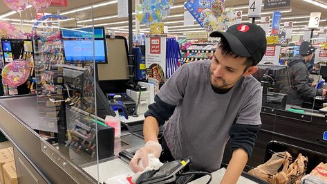 Safeway stores add 'sneeze guards' to checkout counters Checkout Counter, Sneeze Guards, Sneeze Guard, Chief Operating Officer, Floor Decal, Health Business, Business Technology, Fort Collins, World Of Sports