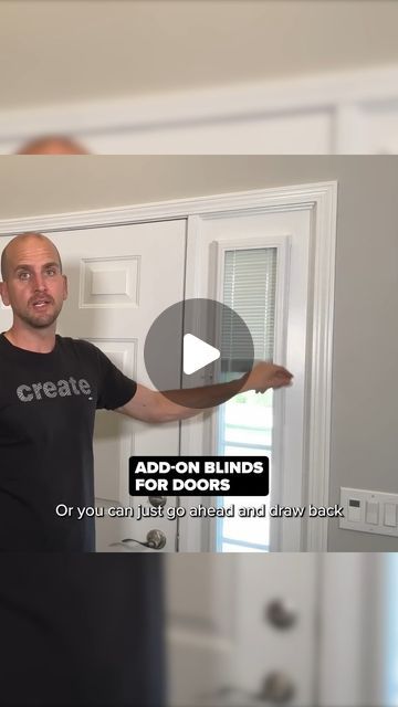 Scott on Instagram: "Add-on Blinds for Doors #homedecor" Door Blinds Ideas, Patio Door Treatments, Blinds For Doors, Blinds For French Doors, Door Treatments, Blinds Ideas, Pool Bathroom, Door Blinds, Barn Style House Plans