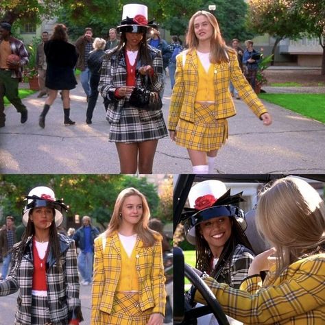 Halloween Costumes Cher And Dion, Dione Clueless Outfit, Cher And Dionne Costume, Cher Outfits Clueless, Clueless Cher And Dionne, Stacey Dash Clueless, Dionne Clueless Outfits, Cher Dionne, Dionne Clueless