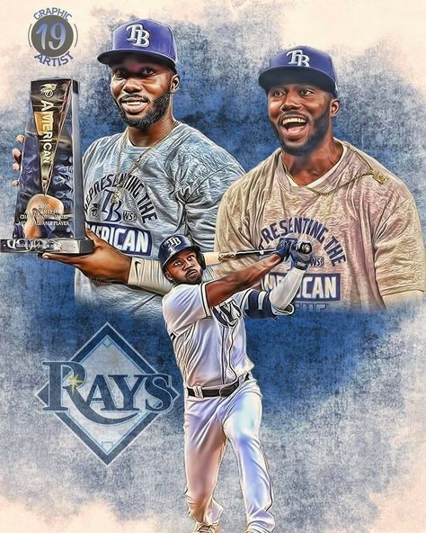 Tampa Bay Rays Wallpaper, Tampa Bay Rays Baseball, Rays Baseball, Nfl Football 49ers, Football 49ers, Baseball Posters, Tampa Bay Rays, Baseball Players, Major League Baseball