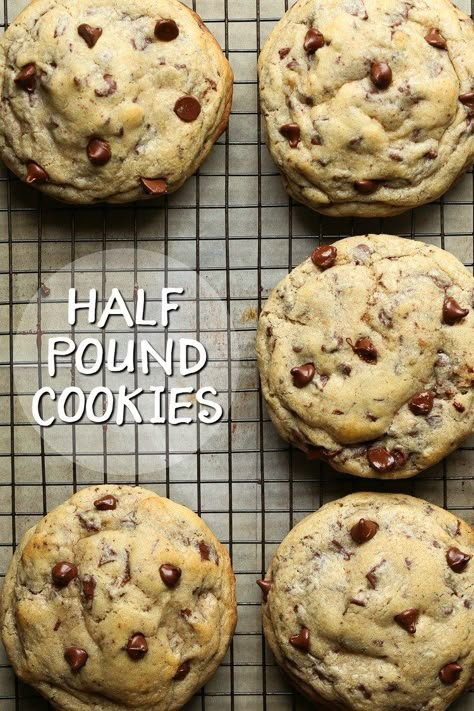 Half Pound Cookies, Bake Sale Cookie Ideas, Best Cookies For Bake Sale, Bake Sell Ideas, Bake Sale Cookies, Bake Sale Ideas, Chocolate Chip Cookie Recipe, Best Chocolate Chip Cookie, Chip Cookie Recipe