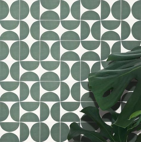 New Arc range from Decorum tiles.  Beautiful geometric tiles that can be pivoted to create unique patterns.  Available in a selection of stunning colours. Floor Mosaic, Crochet Whale, Tiles Backsplash, Painted Tiles, Green Circle, Decor Studio, Geometric Tiles, Hand Painted Tiles, Hand Painted Walls