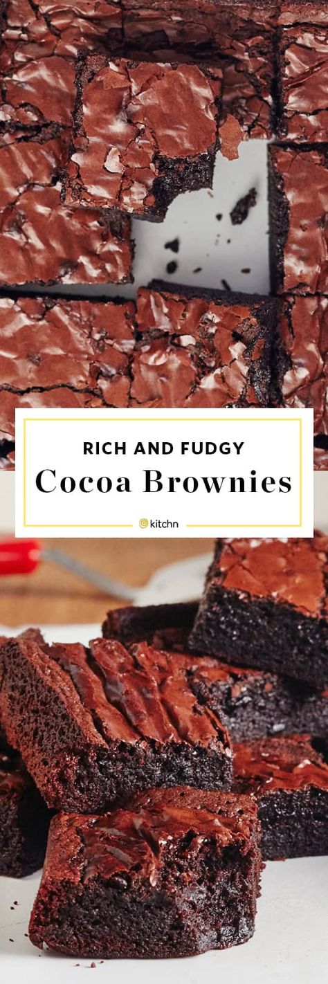 Homemade Brownie Recipe, Weight Watcher Desserts, Homemade Brownie, Cocoa Brownies, Resep Brownies, Brownies Recipe Homemade, Low Carb Dessert, Homemade Brownies, Best Cake Recipes