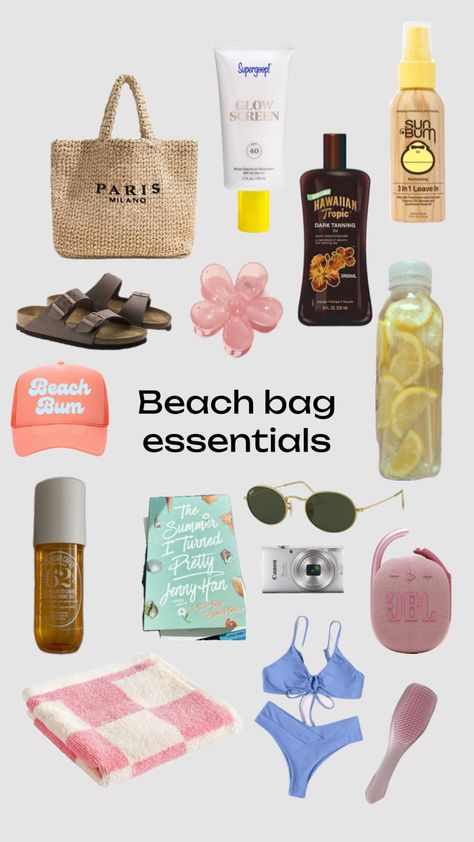 beach day necessities #beach #beachday #summervibes #summer24 Summer Necessities, Beach Bag Essentials, Beach Necessities, Hawaiian Tropic, Tanning Oil, Summer Glow, Beach Essentials, Beach Bum, Tanning