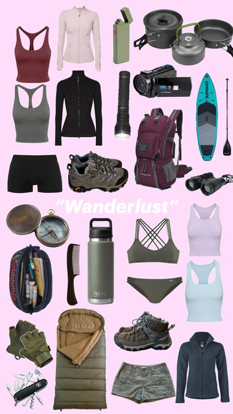 Camping Aesthetic Outfits, Backpacking Outfits, Trekking Outfit, Cute Hiking Outfit, Hiking Fits, Granola Girl Aesthetic, Hiking Outfit Women, Camping Aesthetic, Camping Outfits