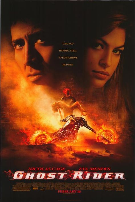 Ghost Rider 27x40 Movie Poster (2007) Eva Mendes Ghost Rider, Ghost Rider Movie, Ghost Rider 2007, Ghost Rider 2, Johnny Blaze, Marvel Movie Posters, Sam Elliott, Thriller Movie, Eva Mendes