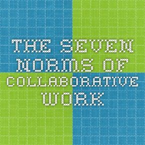 The Seven Norms of Collaborative Work Professional Learning Communities, Class Management, Professional Learning, Classroom Community, Meet The Team, School Classroom, Social Emotional, The Seven, Classroom Management