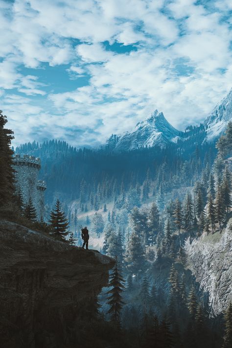 Witcher 3 Art, Kaer Morhen, Witcher Game, Anime Graphics, Witcher Wallpaper, The Witcher Wild Hunt, The Witcher Geralt, Witcher Art, Witcher 3 Wild Hunt