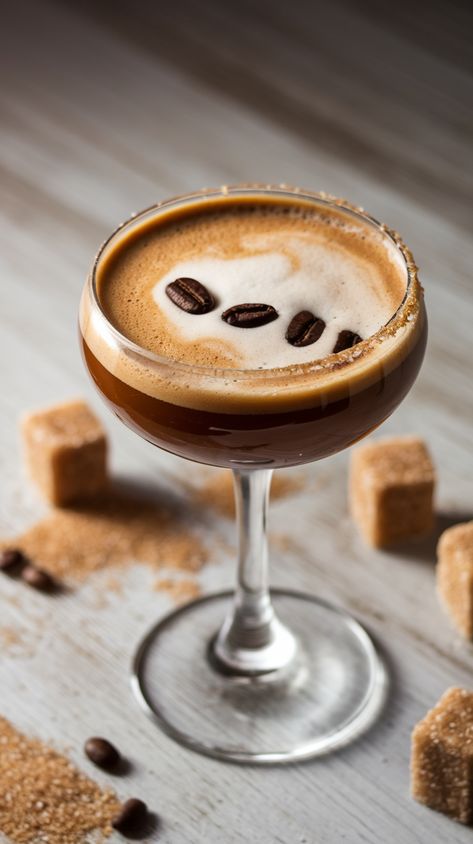 Shake up your cocktail game with this Brown Sugar Espresso Martini Recipe! Featuring rich espresso, Absolut Vanilla, and a luscious brown sugar simple syrup, this sweet espresso martini is perfect for holiday gatherings or dessert cocktails. Learn how to craft espresso martinis with classic espresso martini ingredients using your espresso machine. Click to discover the full recipe and elevate your coffee cocktails today! Best Espresso Martini Recipe, Brown Sugar Espresso, Best Espresso Martini, Absolut Vanilla, Espresso Martini Ingredients, Brown Sugar Simple Syrup, Espresso Martini Recipe, Martini Ingredients, Dessert Cocktails