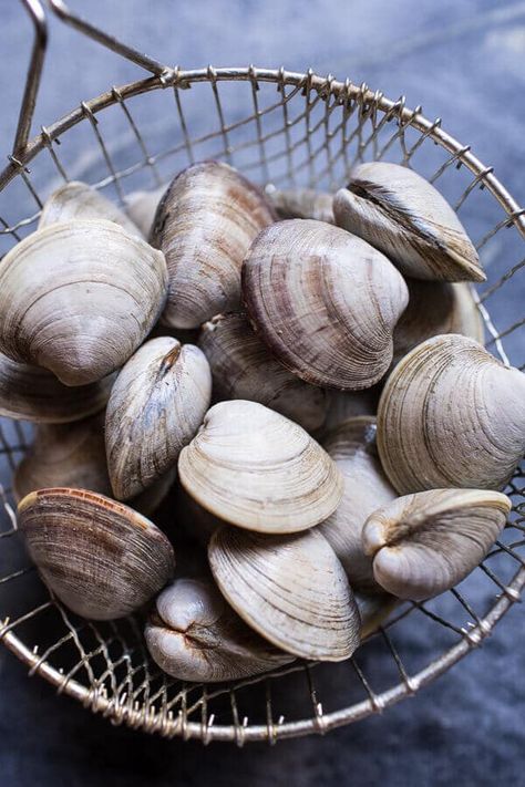 Grilled Clams with Charred Jalapeño Basil Butter | halfbakedharvest.com @hbharvest Grilled Clams, Basil Butter, Stone Soup, Food Texture, Clam Bake, Clam Recipes, Cooking Seafood, Reduce Food Waste, Seafood Restaurant