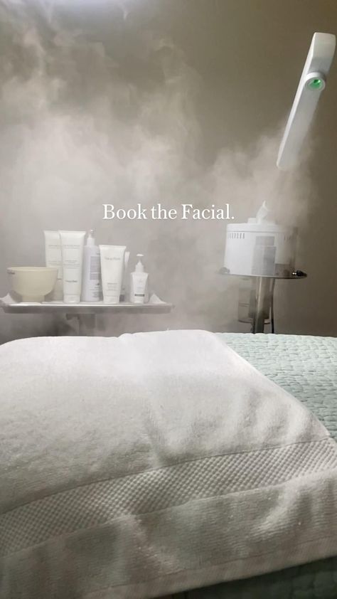 This Is Your Sign To Book The Facial | Start Your Skincare Journey Esthetician Inspiration, Facial Room, Facial Massage Techniques, Medical Aesthetician, Skin Care Pictures, Korean Skincare Products, Esthetician Room Decor, Facial Massage Routine, Esthetics Room