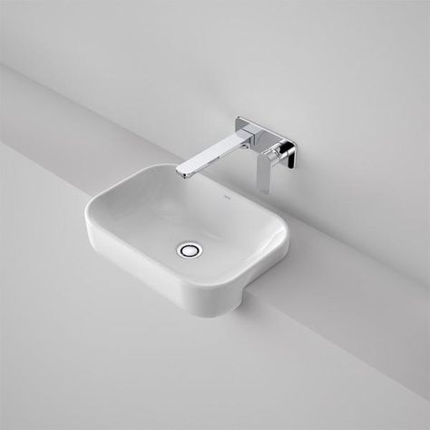 Shop the Caroma Luna Semi Recessed Basin without tap landing, Model 873500W online. Caroma semi inset bathroom basins delivered Australia wide at Bathroom Warehouse. Right price, right advice from the bathroom specialists. Taps For Bathroom, Bathroom Basins, Semi Recessed Basin, Wall Taps, Pall Mall, Inset Basin, Bath Shower Mixer, Sanitary Ware, Everyday Luxury