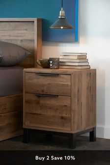 Buy bronx from the Next UK online shop Brown Furniture Bedroom, Fitted Bedroom Furniture, 3 Drawer Bedside Table, Bedside Table Design, Drawer Bedside Table, Brown Bedroom, Wood Bedside Table, Furniture Finishes, Bedside Tables