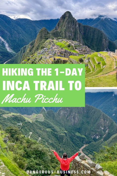 Are you thinking of hiking the 1-day Inca Trail to Machu Picchu in Peru? Here's everything you need to know about this abbreviated version of the Inca Trail hike (plus my experience and tips from doing it as a beginner hiker!) Inca Trail Peru, Hiking Peru, Beginner Hiker, Inca Trail Hike, Inca Trail, Machu Picchu Peru, Inca Trails, Accounting Firms, Kids Travel