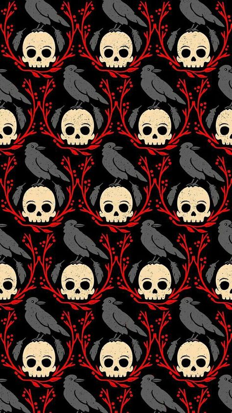 Halloween Wallpaper Backgrounds, Goth Wallpaper, Gothic Wallpaper, Halloween Tattoo, Halloween Wallpaper Iphone, Have Inspiration, Skulls And Roses, Skull Wallpaper, Halloween Backgrounds