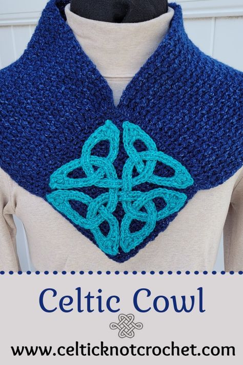 Irish Crochet Patterns Free, Celtic Crochet, Celtic Knot Crochet, Crochet Shamrock, Irish Crochet Patterns, Crochet Stitches Guide, Basic Crochet Stitches, Crochet Cowl, Irish Crochet