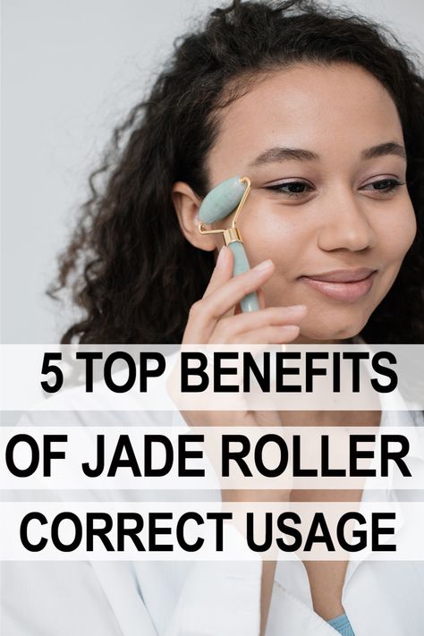 History, benefits, and proper usage of the jade roller to help you incorporate this timeless beauty secret into your skincare routine. Jade Roller How To Use Double Chin, How To Jade Roll Face, Jade Roller How To Use, Jade Roller Before And After, Jade Face Roller, Oil Cleansing, Skincare Secrets, Under Eye Puffiness, Dry Face