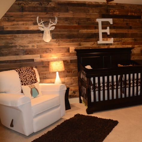 Rustic Woodland Baby Boy Nursery Room Design, Baby Boy Room Nursery, Nursery Room Design, Nursery Room Boy, Rustic Baby, Baby Reveal, Baby's Room, Baby Boy Rooms, Woodland Nursery