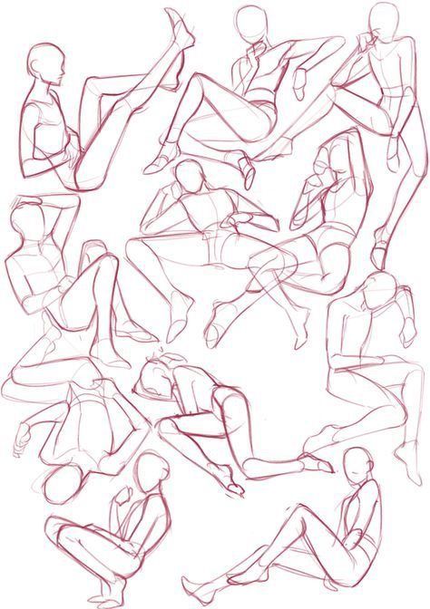 Sitting Reference Pose, Pose Archives, Oc Poses, Big Library, Relaxed Pose, Drawing Hacks, Sitting Pose, Reference Drawing, Body Reference Drawing